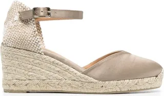 Chiarita satin wedge espadrilles