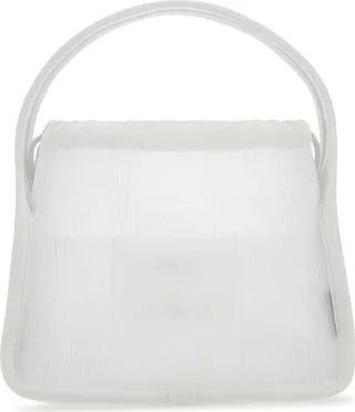 Alexander Wang Small Drawstring Ribbed Knit Tote Bag