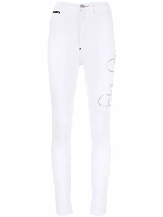 Logo-Print Leg Jeggings