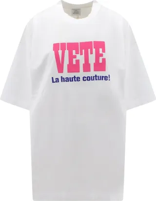 Cotton t-shirt with frontal logo