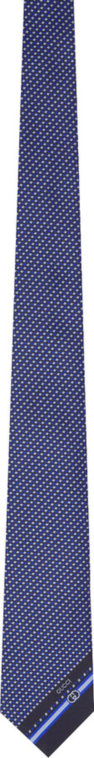 Gucci Navy Heritage Tie