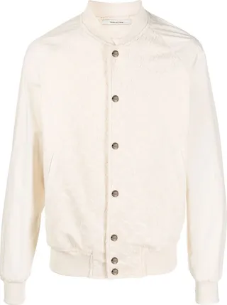 Textured Bomber Jacket