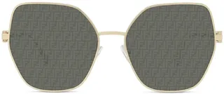 Baguette 59mm Geometric Sunglasses