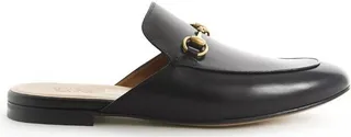 Gucci Leather Horsebit Slippers