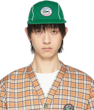 Awake NY Green Lacoste Edition Flat Cap