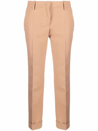 Cropped Tailored Trousers