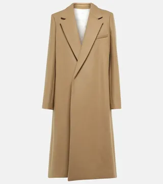 Wool-blend coat