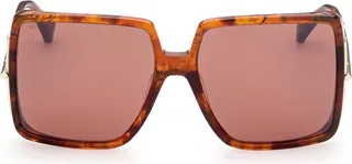 58mm Square Sunglasses