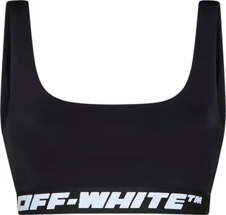 Off-White Logo Tape Sleeveless Bra