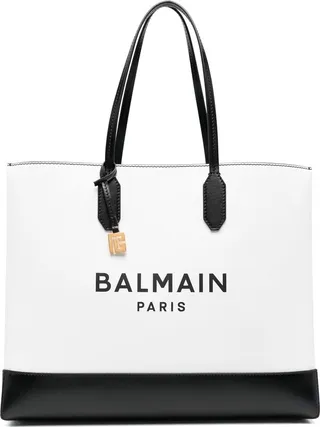 Logo Print Tote Bag
