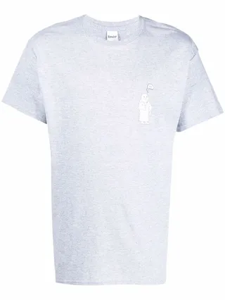 cartoon-print cotton T-Shirt