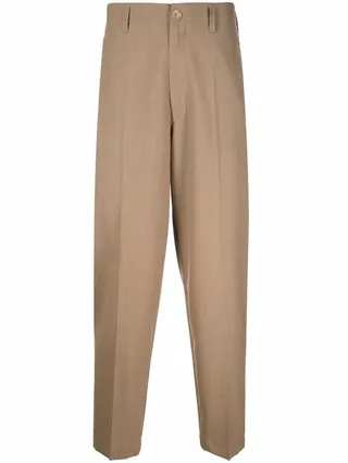 Straight-Leg Tailored Trousers
