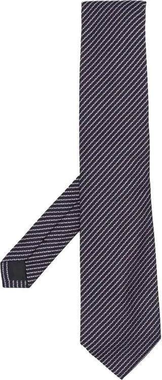 Patterned-Jacquard Silk Tie