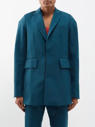 Akiel Single-breasted Wool Jacket