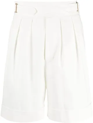 Buckled-Waist Shorts