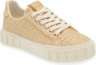 Straw Platform Sneaker