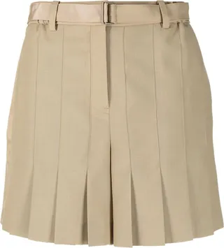 Belted Wide-Leg Shorts