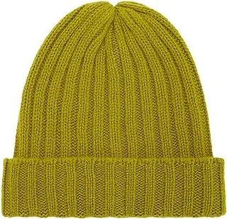 The Elder Statesman Ranger Beanie in Olive