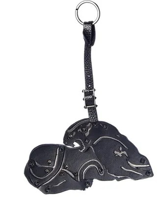 Valentino Panther Leather Bag Charm