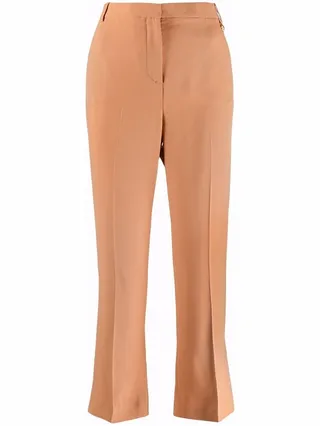 Mid-Rise Cropped Trousers