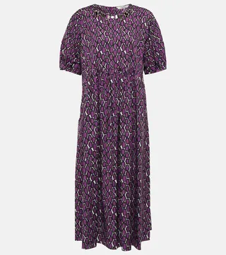 Fatoki embellished cotton midi dress