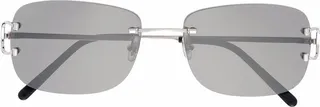 C Décor rectangle-frame sunglasses