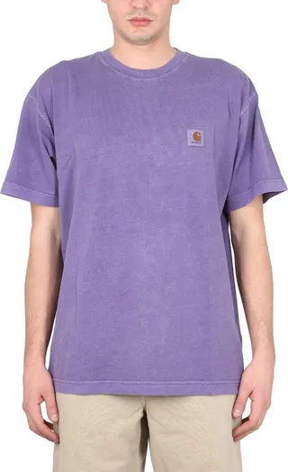 Carhartt WIP Nelson Logo-Patch Crewneck T-Shirt