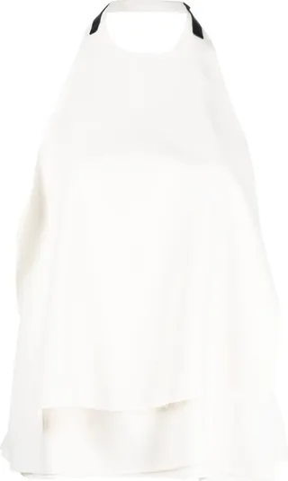 Halterneck Open-Back Top