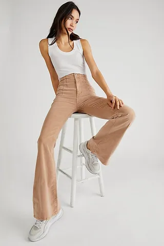Jayde Cord Flare Jeans by We The Free at Free People