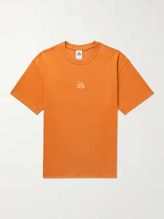ACG Logo-Embroidered Jersey T-Shirt