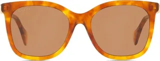 Tinted-Lenses Oversize-Frame Sunglasses