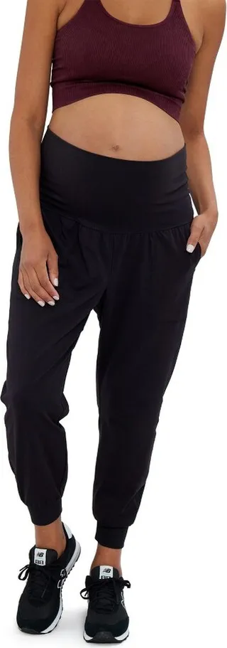 Ingrid & isabel Maternity Ultimate Fold Down Jogger Black Size S