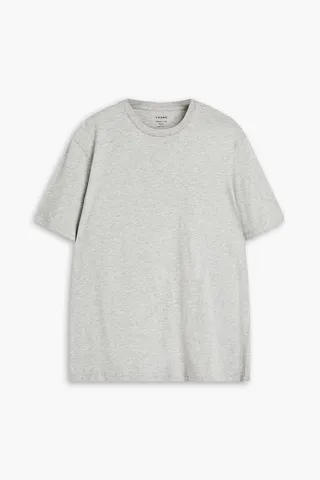 Mélange Pima cotton-jersey T-shirt