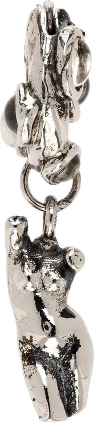 Acne Studios Silver Charm Earring