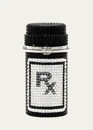 Prescription Bottle RX Crystal Pillbox