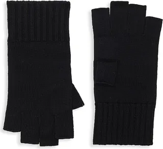 Fingerless Ribbed Merino Wool Gloves