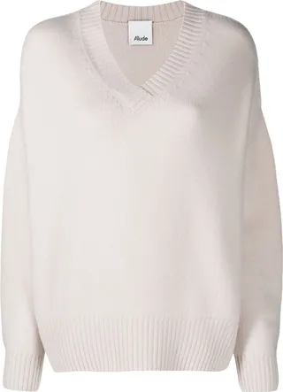 V-Neck Knitted Jumper