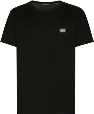 Black Logo Plaque T-Shirt