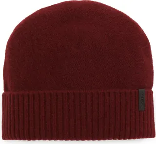 Boiled Cashmere Cuff Beanie