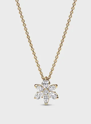 Sparkling Herbarium Cluster Pendant Necklace