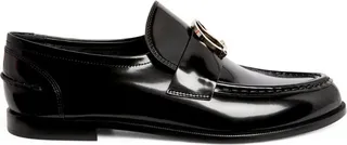 Christian Louboutin Cl Moc Patent Leather Loafers