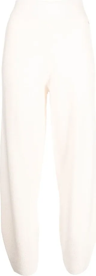 Logo-Plaque Knitted Track Pants
