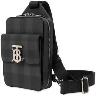 Check E-canvas crossbody bag