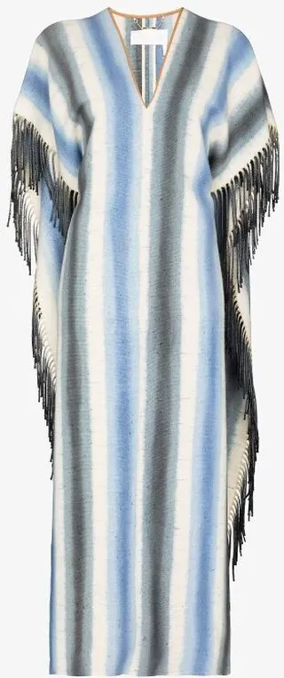 Striped Fringed Cape