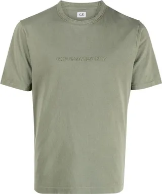 embroidered-logo cotton T-shirt