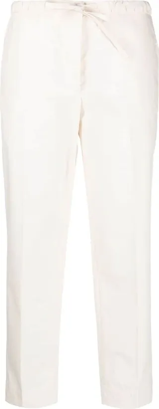 Cropped Cotton Trousers