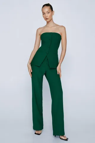 Nasty Gal Womens Tailored Straight Leg Pants