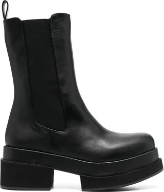 Aimar platform leather ankle boots