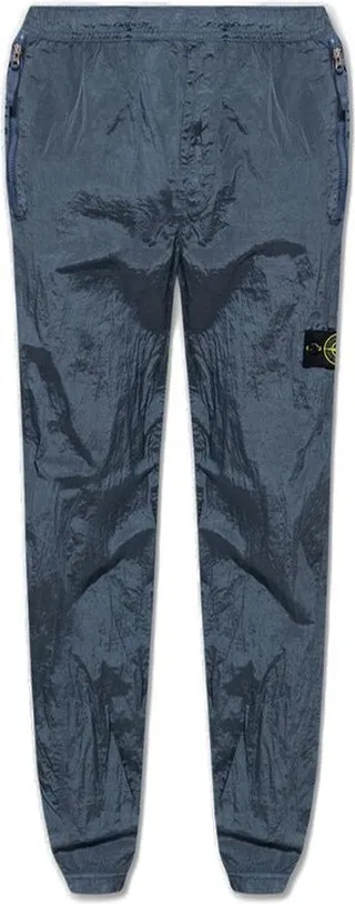 Stone Island Compass-Motif Elasticated Waistband Track Pants