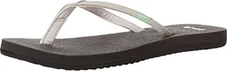 Sanuk Yoga Spree 4 Metallic Silver 8 B (M)
